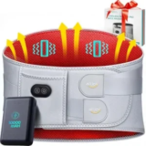 ALLJOY 67″ Cordless Heating Pad and Lower Back Massager for $33