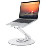 Aluminum Portable 360 Rotating Laptop Stand for Laptops Up to 16” – Now $49.69