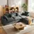 Alupssuc 110-Inch Cloud L-Shaped Sectional Sofa Now $349.99
