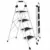 Alvantor 4-Step Ultra-Thin Folding Ladder with 330lbs Capacity for $37.99