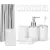Amazon Basics 18-Piece Bathroom Set with Shower Curtain for $13.61