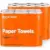 Amazon Basics 2-Ply Flex-Sheets Paper Towels, 12 Rolls – $11.92