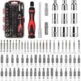 Amazon Basics 73-Piece Magnetic Ratchet Wrench and Screwdriver Set for $15
