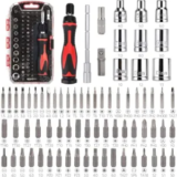 Amazon Basics 73-Piece Magnetic Ratchet Wrench & Screwdriver Set for $15