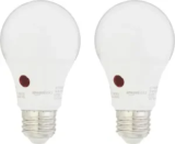 2-Pack Amazon Basics A19 60W Equivalent Dusk to Dawn LED Bulbs for $5.88