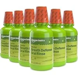 6-Pack Amazon Basics Breath Defense Oral Rinse 10oz for $12.87