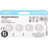 4-Pack Amazon Basics CR2032 3V Lithium Coin Cell Batteries – $4.74