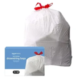 120-Count Amazon Basics Flextra Tall 13-Gallon Drawstring Trash Bags $11