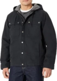 Amazon Basics Men’s Insulated Relaxed Fit Hooded Workwear Jacket for $16