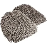 2-Pack Amazon Basics Microfiber Car Wash Drying Mitts – $4.77