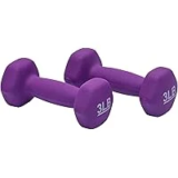 Amazon Basics 3lb Neoprene Dumbbell Weights Pair for $9.77
