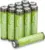 12-Count Amazon Basics Rechargeable AAA NiMH Batteries $6.43