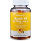 Amazon Basics Vitamin D3 2000 IU Gummies, 160-Count – $5.47