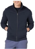 Amazon Essentials Men’s Full-Zip Fleece Mock Neck Sweatshirt for $6.99