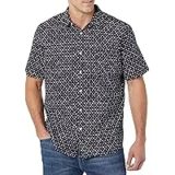 Amazon Essentials Men’s Short-Sleeve Stretch Poplin Shirt for $5.40