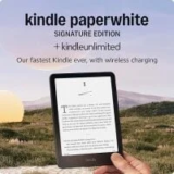 Amazon Kindle Paperwhite Signature Edition 32GB eReader Tablet with 3 Months Kindle Unlimited for $159.99