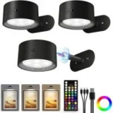 Ametheus 2000mAh Rechargeable Magnetic Art Lights with RGB – Only $17.99