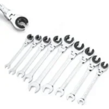 Anbull 9-Piece Ratcheting Wrench Set with Open Flex Head for $59.99
