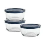 Anchor Hocking Glass Food Storage Containers with Lids (Set of 3) – $6.34 at Walmart