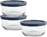 Anchor Hocking 2-Cup Round Glass Food Storage Containers Set of 3 for $6.34