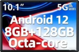 10.1-Inch Android Tablet with 8GB RAM and 128GB Storage for $49.50