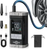 Aneson 150PSI Cordless Rechargeable Air Compressor Tire Inflator for $12.99