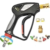 Anjieseng 5000 PSI Pressure Washer Short Gun Attachment – $21.88 ($53.89 Original)