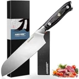 Anshee 7-inch Stainless Steel Full Tang Santoku Knife for $9.99
