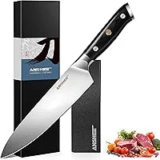 Anshee 8-inch Stainless Steel Full Tang Gyuto Chef Knife for $11.99