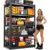 AOAORGG 71″ 5-Tier Black Metal Garage Shelving Unit – $40 (Save $20)
