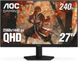 AOC 27″ 2560×1440 240Hz Gaming Monitor for $145