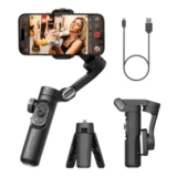AOCHUAN 3-Axis Foldable Handheld Smartphone Gimbal Stabilizer for $31