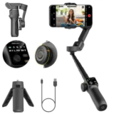 AOCHUAN V8 3-Axis Gimbal Stabilizer with OLED Display – $35