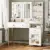 AOGLLATI Makeup Vanity Table with Mirror, Lights, and Charging Station – $91.99 ($139.98 Original)
