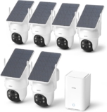 aosu Security Wireless Solar Cameras Outdoor, 6-Cam Kit,Human Auto Tracking $429.99 (39% Off)
