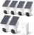 aosu Security Wireless Solar Cameras Outdoor, 6-Cam Kit,Human Auto Tracking $429.99 (39% Off)