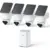 Aosu T2 Ultra 4K Wireless Outdoor Security Cameras 4-Cam Kit for $549.99