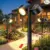 AOUNQ 24-in Tall Solar Pathway Lights with 2 Adjustable Heads – $29.99 ($20 Off)