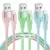 Apple MFi Certified Lightning Cable 3-Pack, 10 FT for $3.99