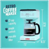 Aqua Drip Coffee Brewer with Keep Warm Function – Now $140.79