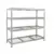AR Shelving TRM18S418KHKEZUS0 Heavy Duty 4-Tier NSF Certified – $69.00
