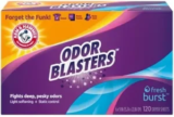 120-Count Arm & Hammer Odor Blaster Dryer Sheets for $3.05
