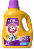 [Amazon US, 48% OFF] ARM & HAMMER Plus OxiClean Odor Blasters Fresh, 77 Loads Liquid Laundry Detergent – $5.14