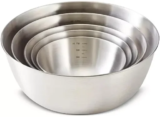 Art & Cook 5-Piece Stainless Steel Mixing Bowl Set for $19.99