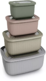 Art & Cook 8-Piece Rectangle Bowl Set with Lids for $10.49