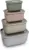 Art & Cook 8-Piece Rectangle Bowl Set with Lids for $10.49