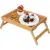 Artmeer Bamboo Bed Tray Table with Folding Legs for $9.89