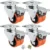 Ashgoob 2″ Double-Wheeled Caster Wheels (4-Pack) for $10.07