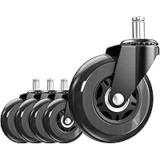 ASHGOOB 3 Inch Office Chair Wheels Set of 5 for $13.39