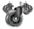 5-Pack ASHGOOB Rollerblade-Style Office Chair Wheels for $12